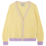 Cashmere Many Contrast Cardigan