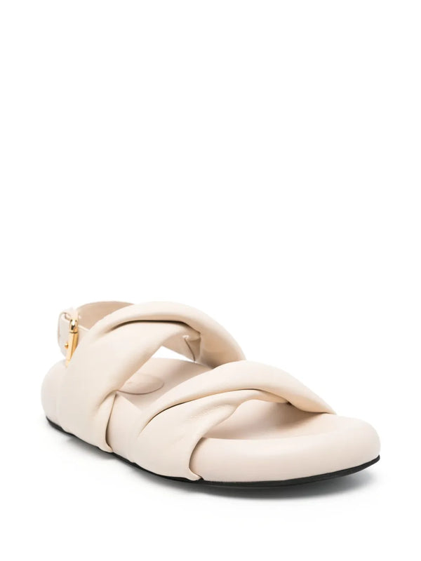 [MARNI] BUBBLE TWISTED SANDAL - SEASHELL