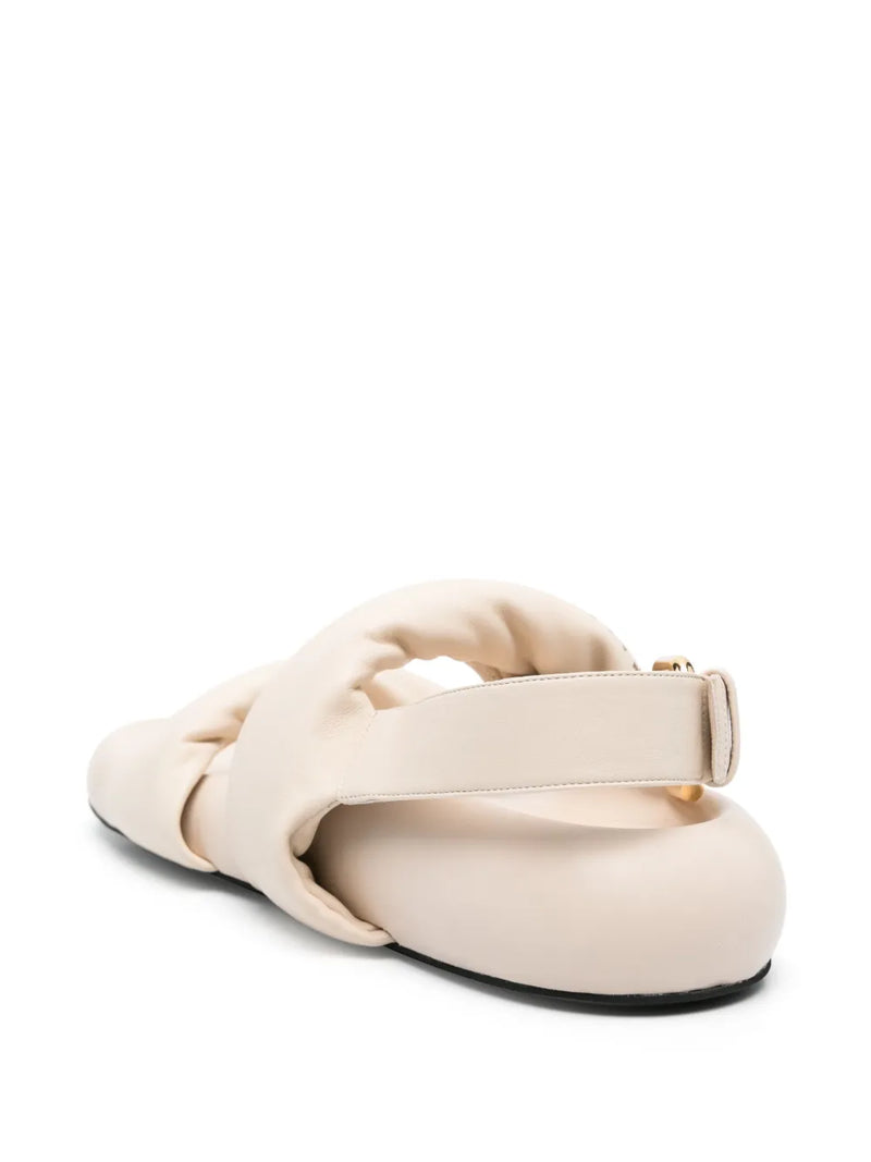 [MARNI] BUBBLE TWISTED SANDAL - SEASHELL
