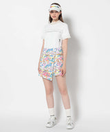 [Mark&Lona] Trans Camo Shirring Mock - White