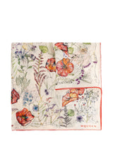 Floral-print scarf