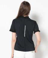 [Mark&Lona] Trans Camo Shirring Mock - Black