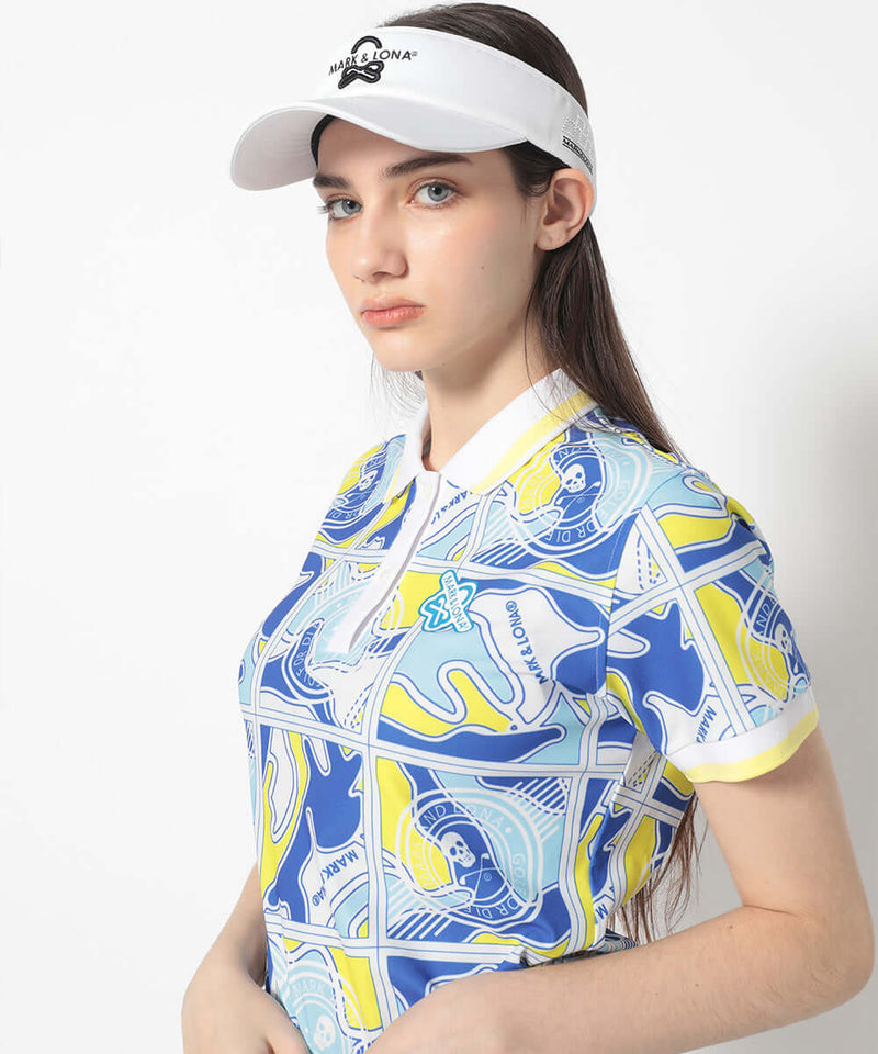 [Mark&Lona] Option Crystal Flag Visor - White