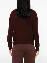 Bead-embellished high-neck sweater
