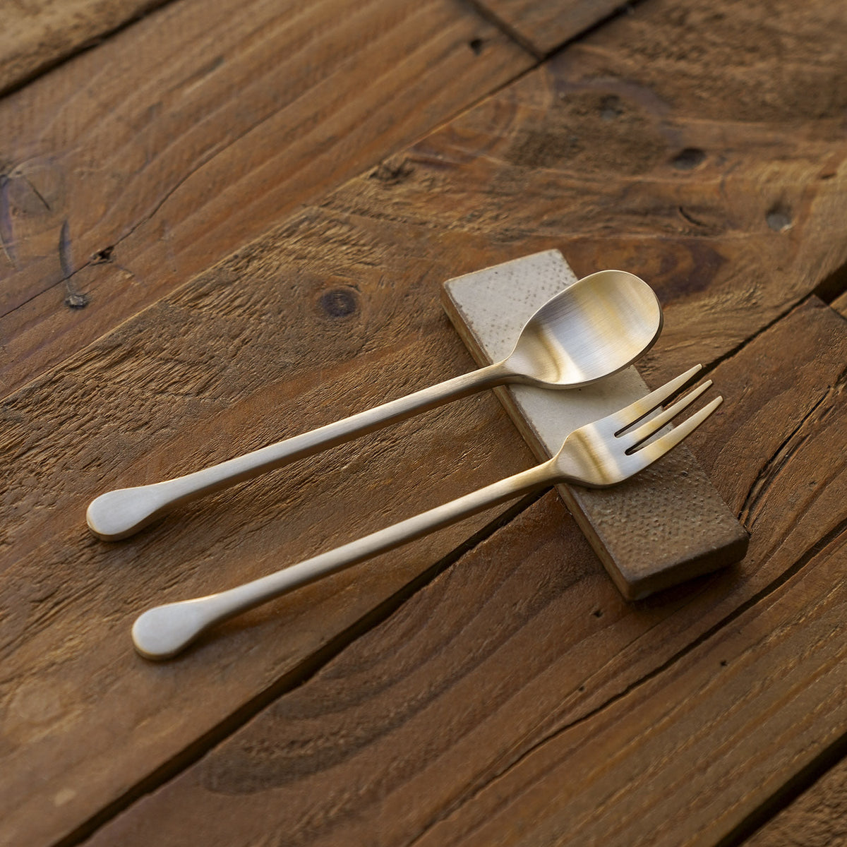 Tea & Dessert Round Cutlery Set for 2 PPL - 4 PCS