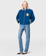 Corduroy Panel Denim Jacket