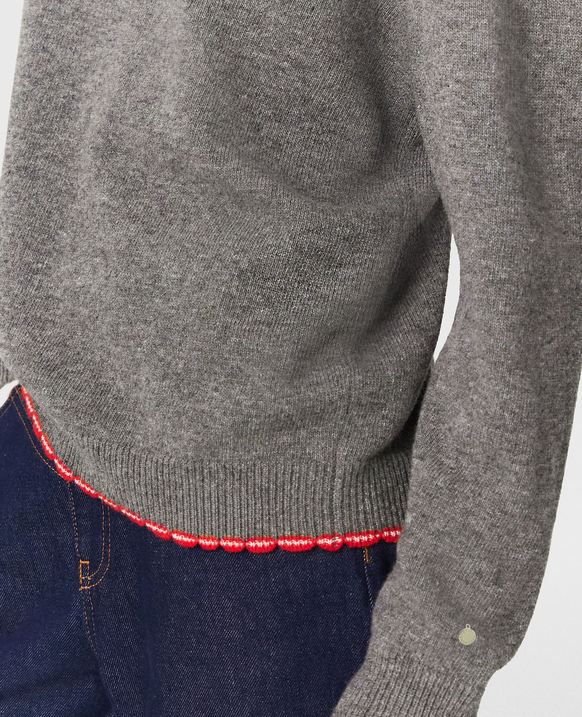 Crochet Heart Wool Jumper