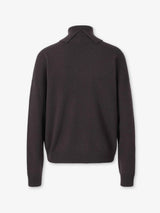 Argyle Silk Cashmere Turtleneck