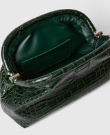 Falabella Croc-Embossed Soft Clutch