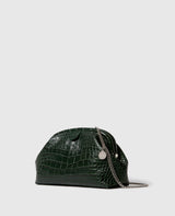 Falabella Croc-Embossed Soft Clutch