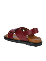 [MARNI] FUSSBETT SANDAL - BRICK