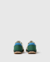Suede and Mesh Panel Sneakers