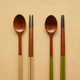 Colored Lacquered Spoon&Chopsticks