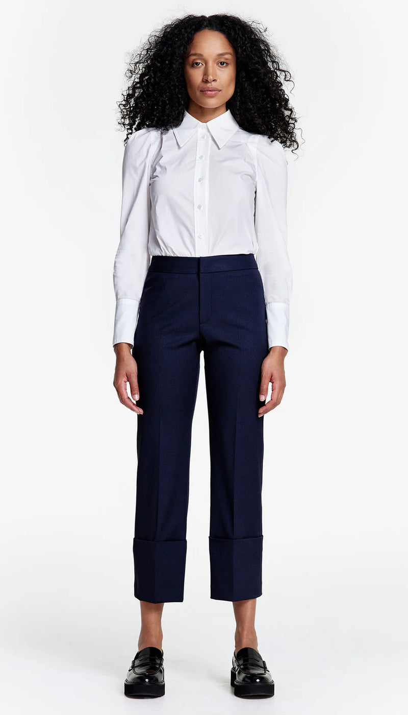 [Smythe] Cuffed Flood Pant - Deep Navy