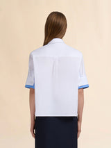[Marni] Poplin Shirt With Double Cuffs - Lily White