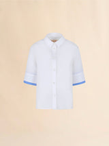 [Marni] Poplin Shirt With Double Cuffs - Lily White