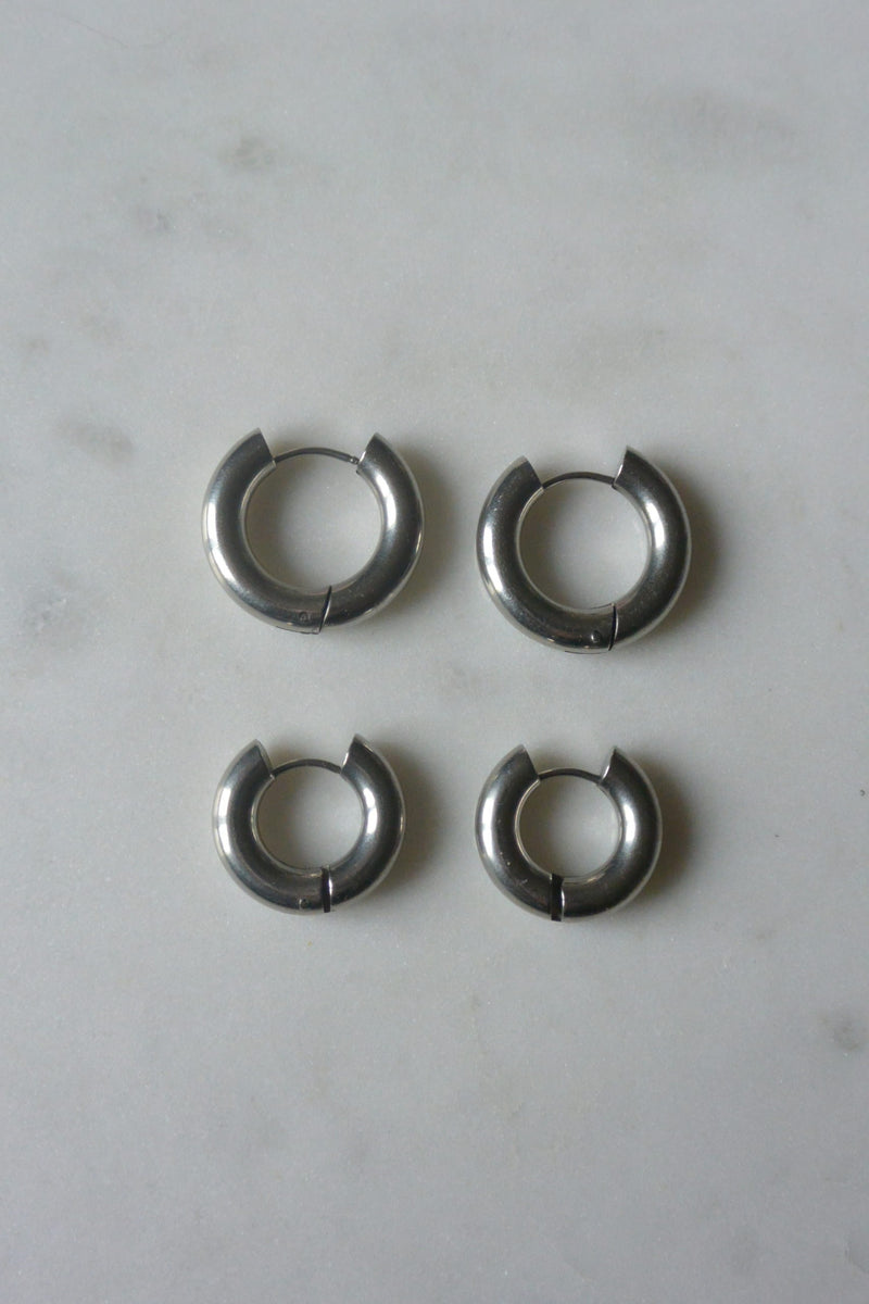 [Shaker Jewels] Boucles D’Oreilles Lasia Grande Earrings - Silver
