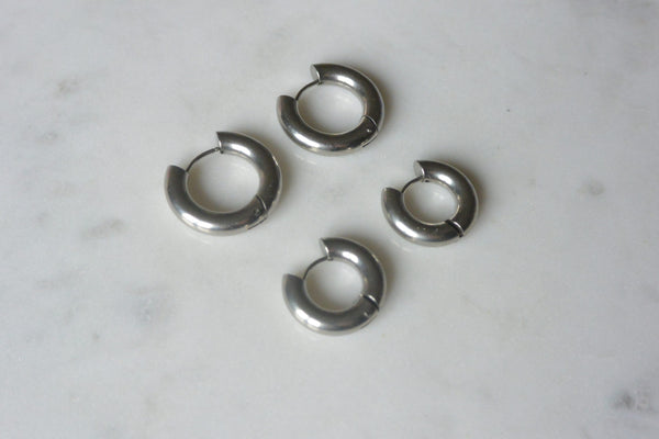 [Shaker Jewels] Boucles D’Oreilles Lasia Grande Earrings - Silver