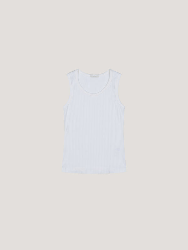 [CIRCOLO] TANK TOP - BIANCO