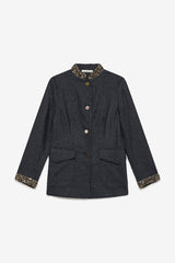 [Maliparmi] Spring Denim Jacket - Dark Blue