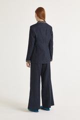 [Maliparmi] Spring Denim Jacket - Dark Blue
