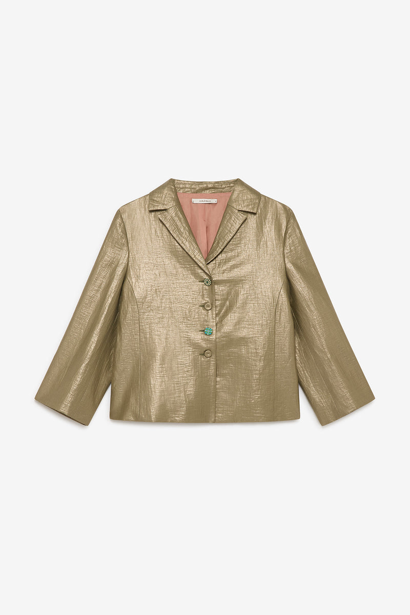 [Maliparmi] Exclusive Linen Jacket - Old Gold