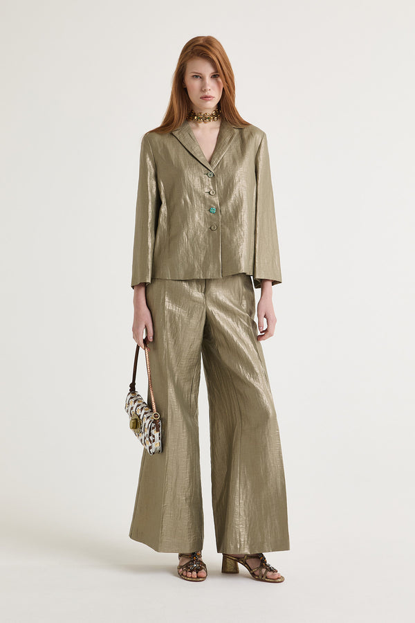 [Maliparmi] Exclusive Linen Jacket - Old Gold