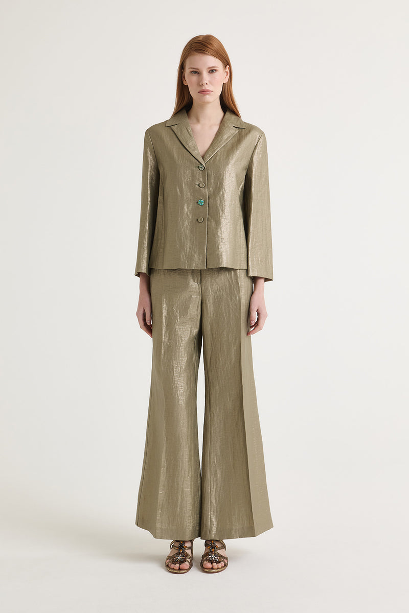 [Maliparmi] Exclusive Linen Jacket - Old Gold