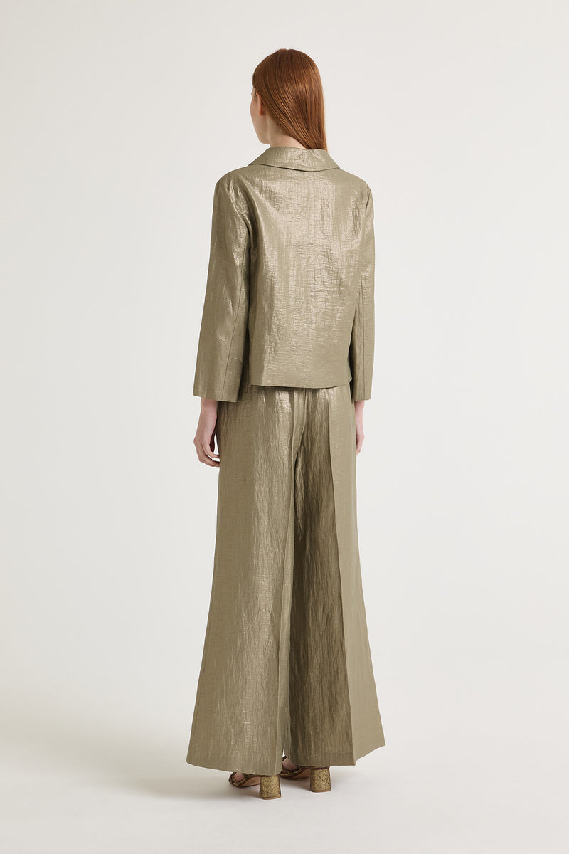 [Maliparmi] Exclusive Linen Jacket - Old Gold