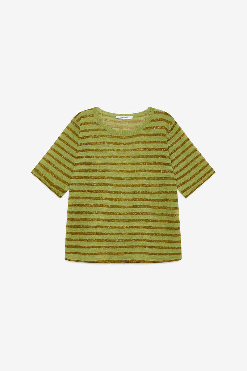 [Maliparmi] Summer Linen T-Shirt - Green