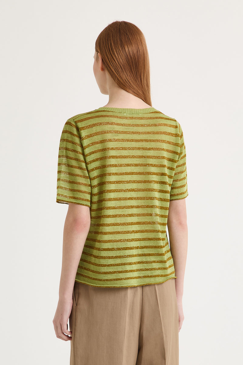 [Maliparmi] Summer Linen T-Shirt - Green