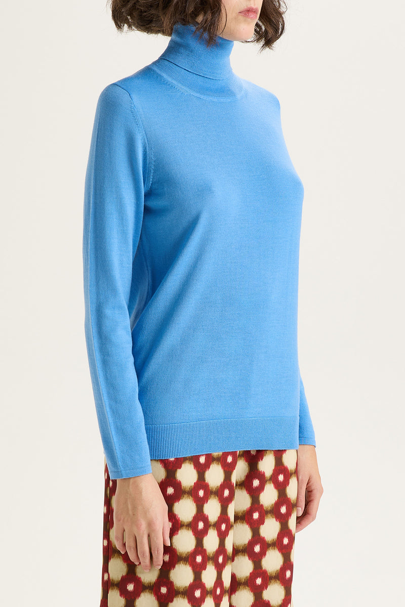 [MALIPARMI] COLOURS OF THE WORLD SWEATER -  SKY BLUE