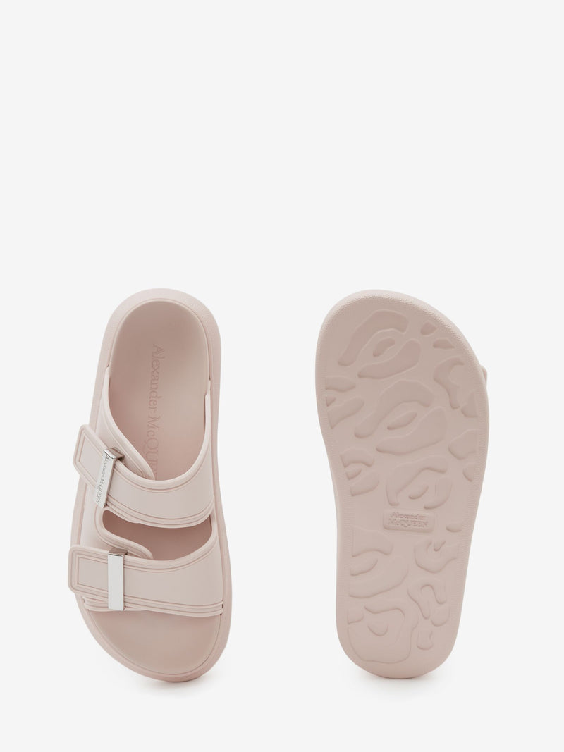 [A.McQUEEN] Women`s Hybrid Slide - Tea Rose