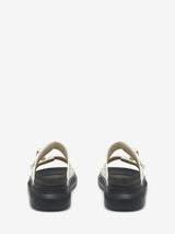 [A.McQUEEN] Women`s Hybrid Slide - Snow/Black