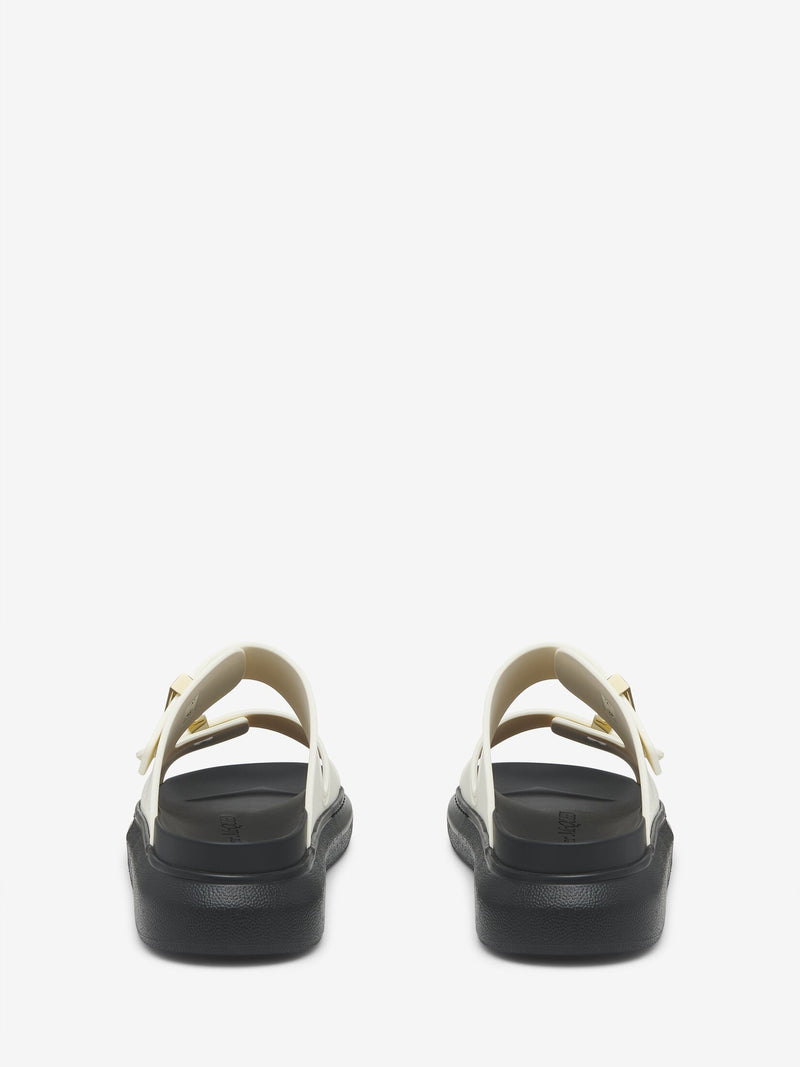 [A.McQUEEN] Women`s Hybrid Slide - Snow/Black