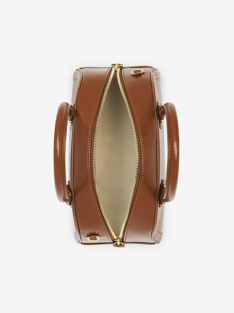 [A.McQUEEN] Birdee Boston Small - Dark Tan/Gold