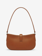 [A.McQUEEN] T-Bar Shoulder Mini - Dark Tan/Silver