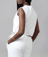 LIEL-Cotton Twill Top
