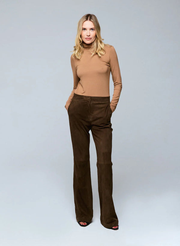 [Majestic] Soft Touch L/S Turtleneck - Camel