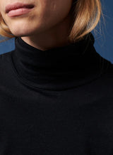 [Majestic] Soft Touch L/S Turtleneck - Noir