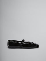 [Marni]  Patent Leather  Ballet Flat Mary Jane - Black