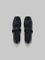 [Marni]  Patent Leather  Ballet Flat Mary Jane - Black