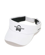 [Mark&Lona] Option Crystal Flag Visor - White