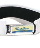 [Mark&Lona] Option Crystal Flag Visor - White
