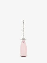 [A.McQUEEN] T-Bar MIni Pouch - Rose/Silver