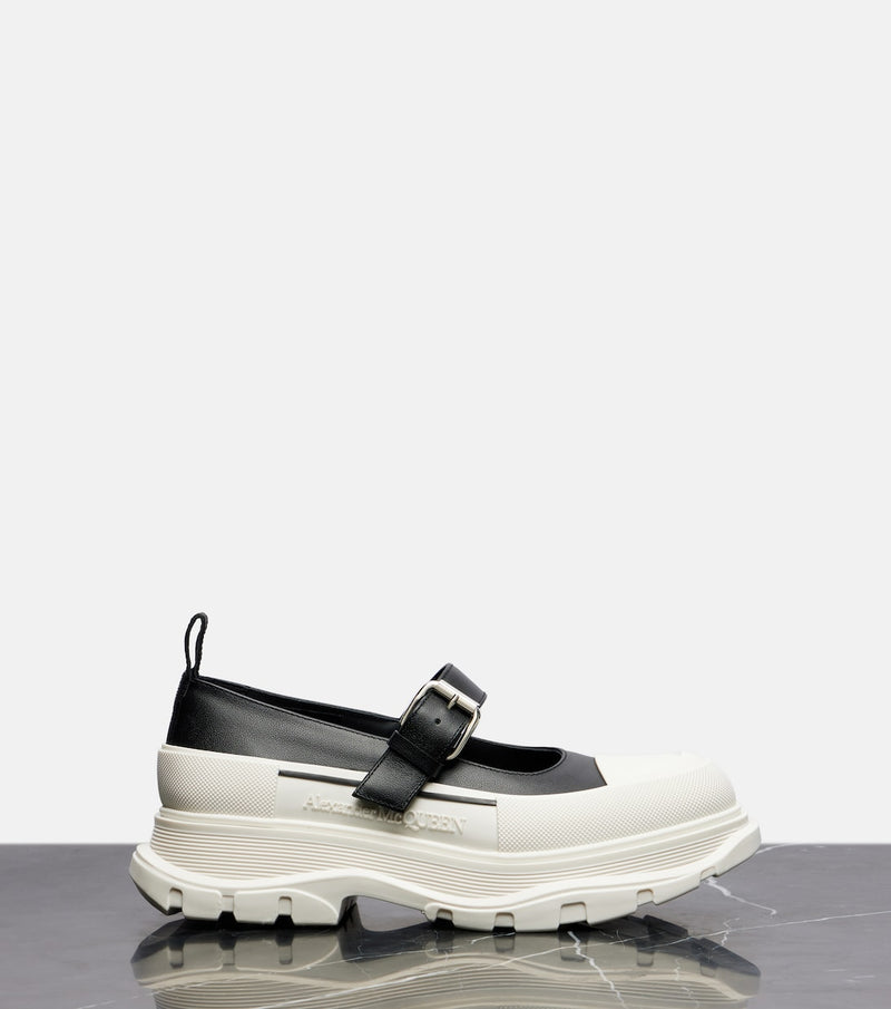 [A.McQUEEN] Tread Slick Mary Jane - Black