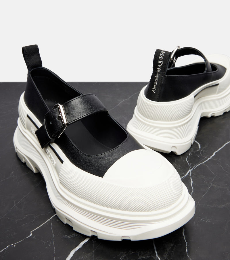 [A.McQUEEN] Tread Slick Mary Jane - Black