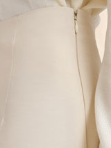 [Marni] Cream Cotton Cady Cropped Trousers - Ivory
