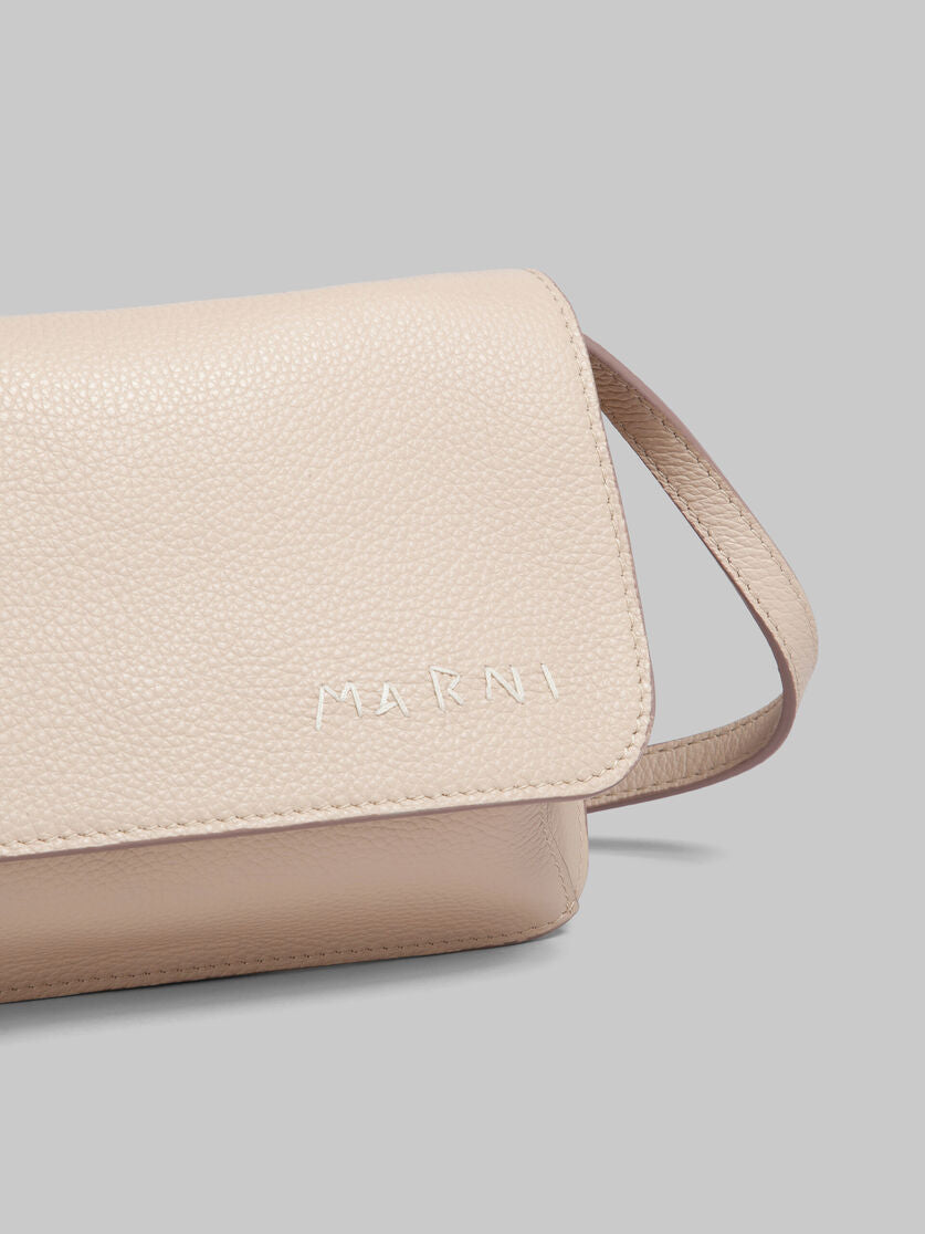 Leather Pochette Shoulder Bag with Marni Mending