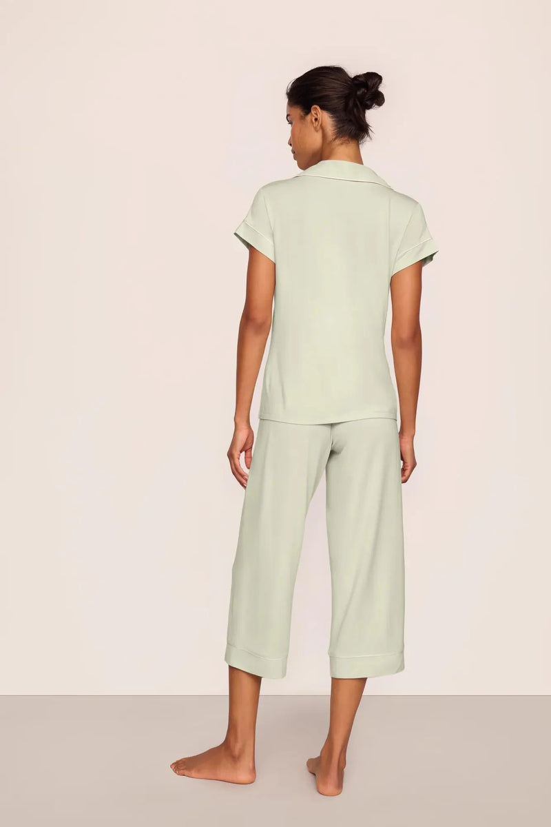 [Eberjey] Gisele Crop Pajamas Set - Mint Cream